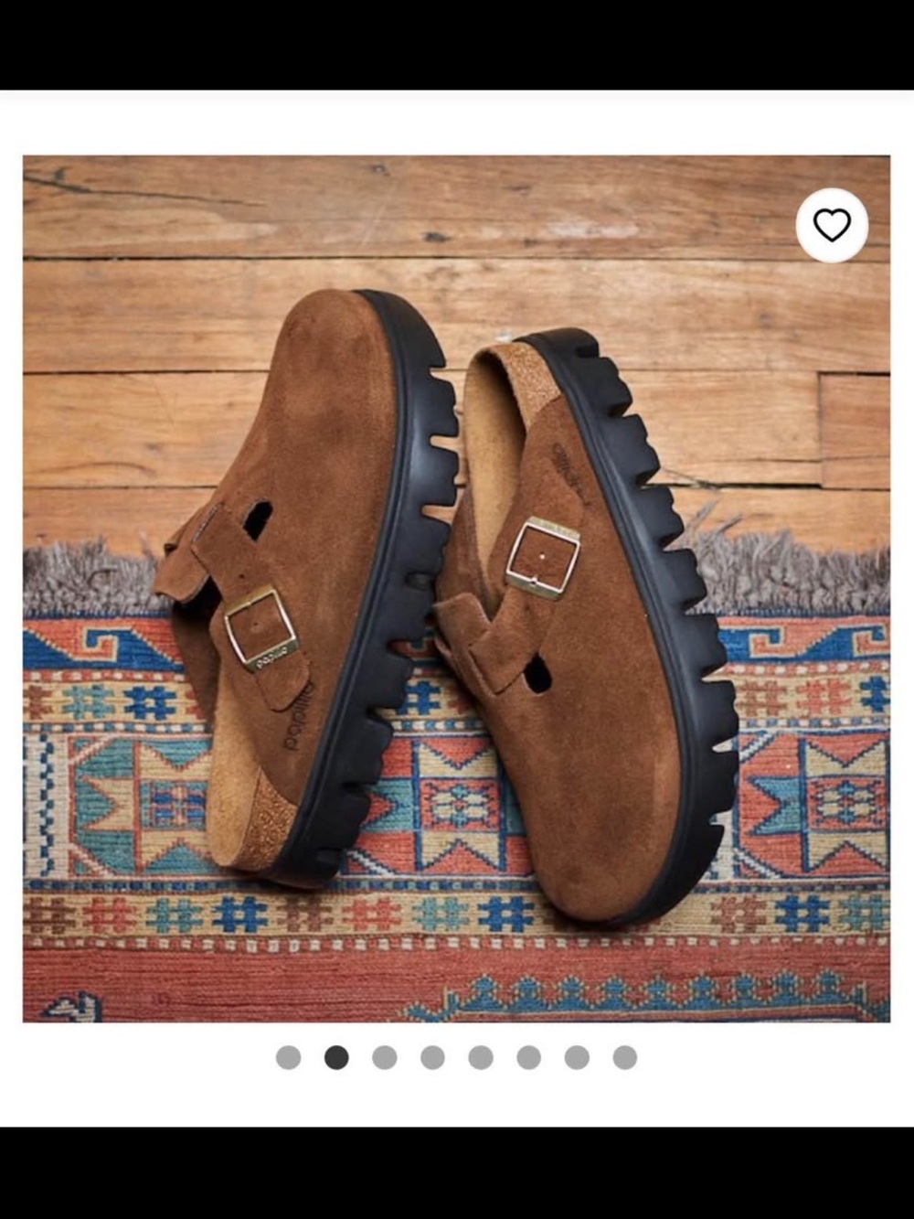 Birkenstock papillio Boston chunky sole